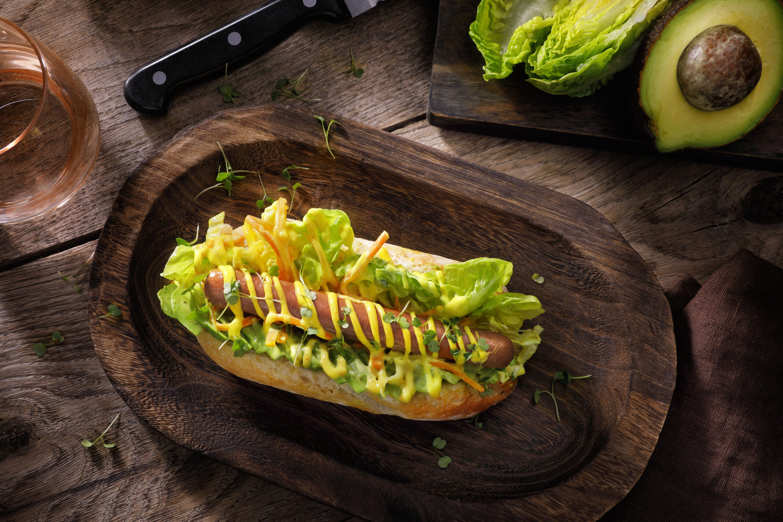 Vegetarian Hot Dog Bun Zwan